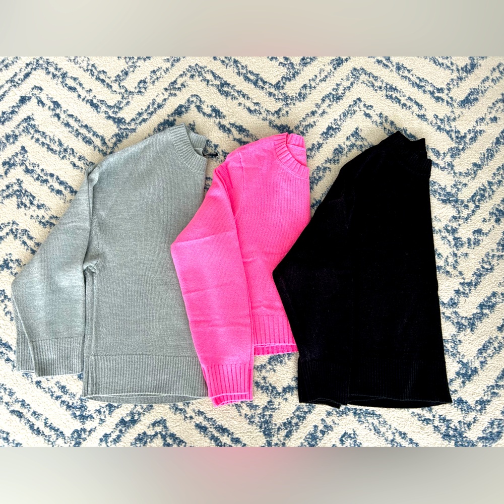 3-Pack Women’s Lightweight H&M Divided Sweaters